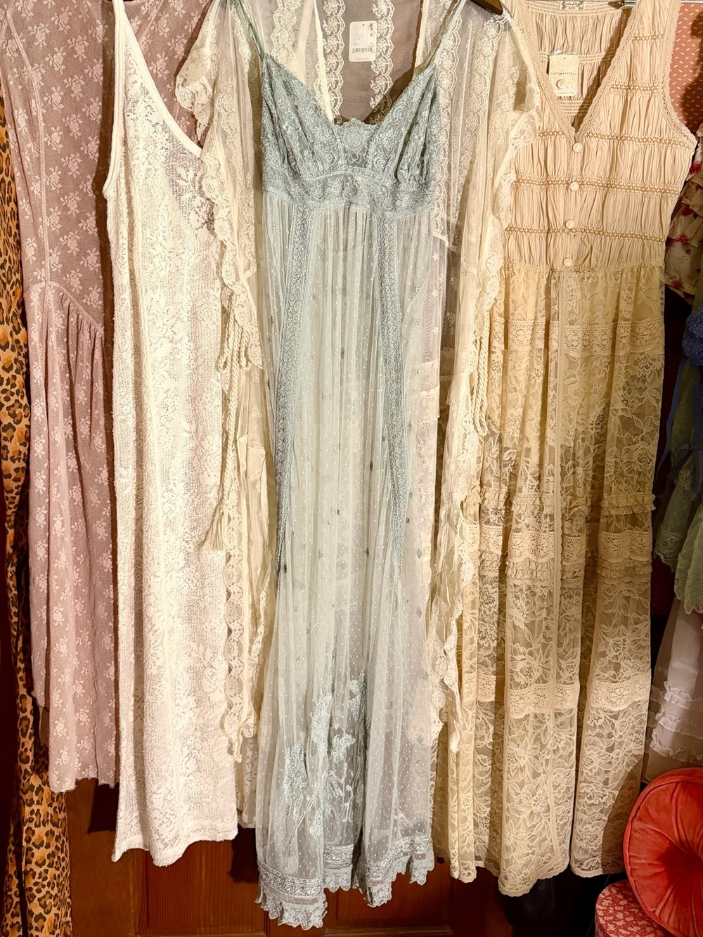 Free People So Into You Maxi Slip ~ in Pond